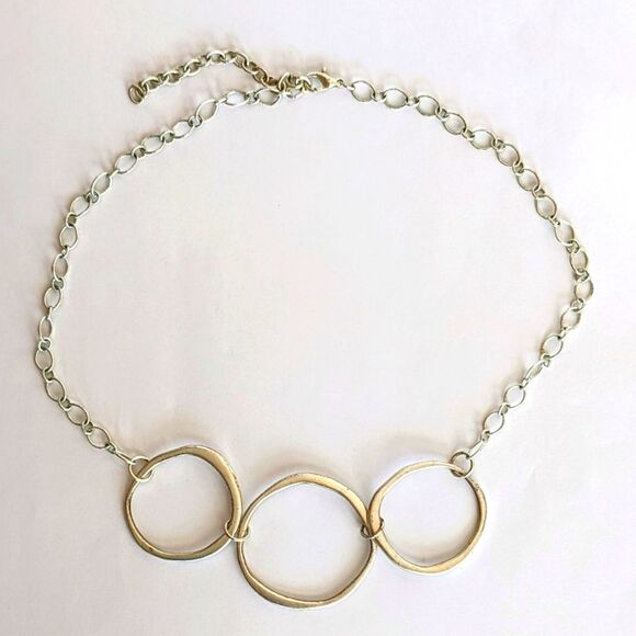 Hammered Circles Necklace - Picture 1 of 3